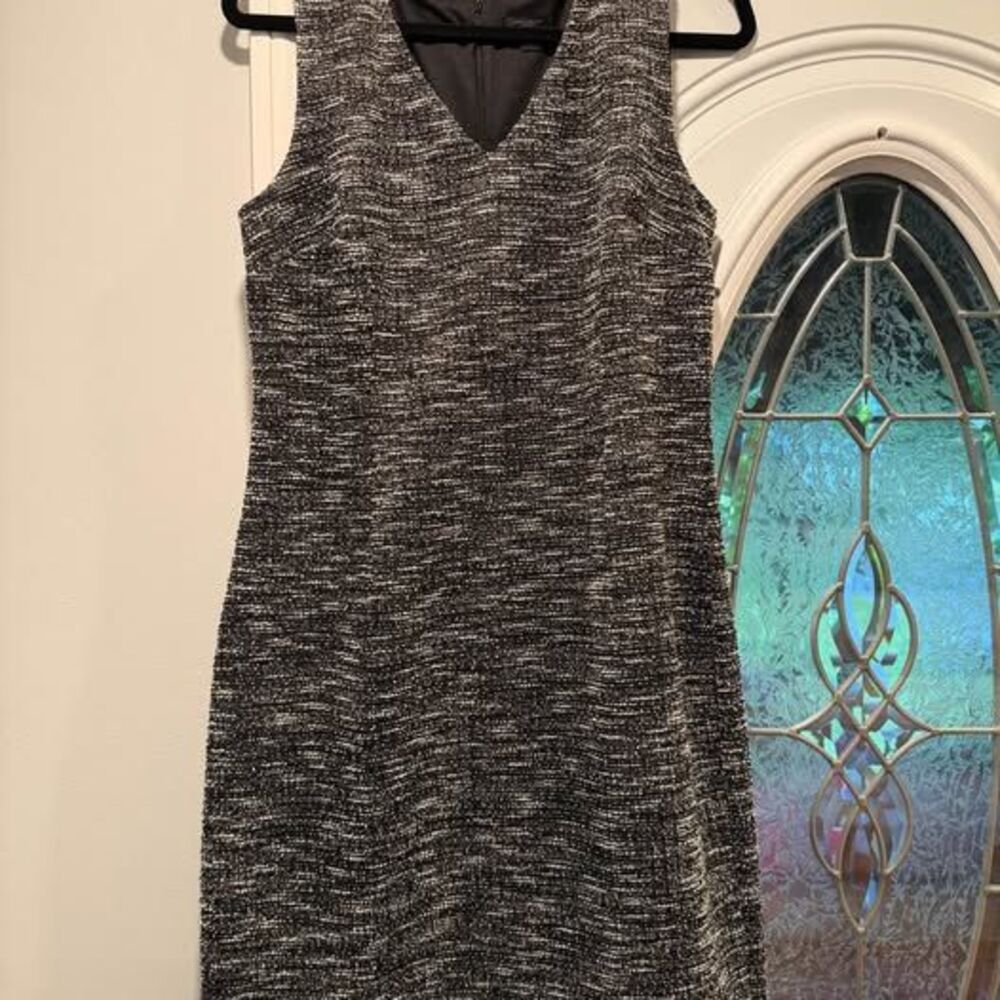 Ann Taylor Factory Tweed Sleeveless Dress Size 10